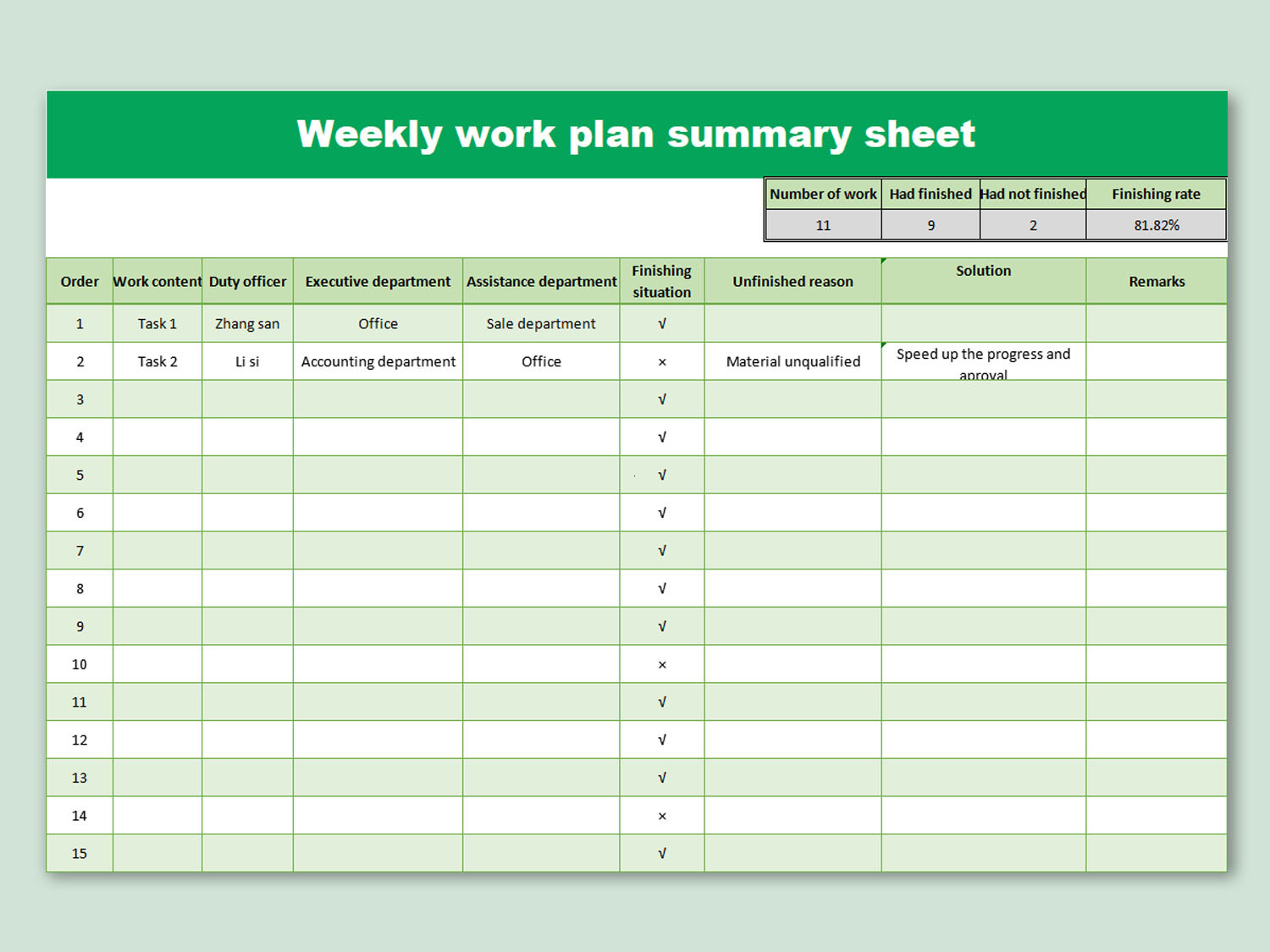 10 Best Work Transition Plan Template Excel WPS Office Academy