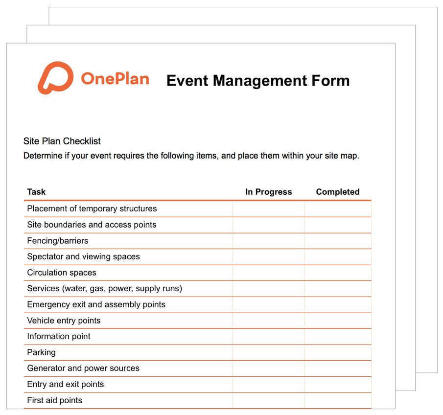 10 Steps Using An Event Management Template OnePlan