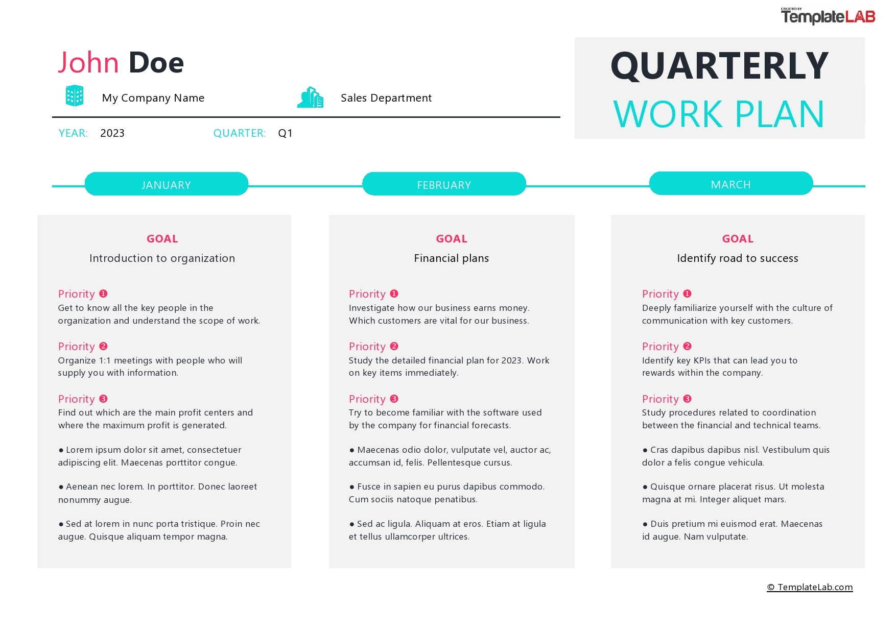 15 Great Work Plan Templates U0026 Samples Excel Word 