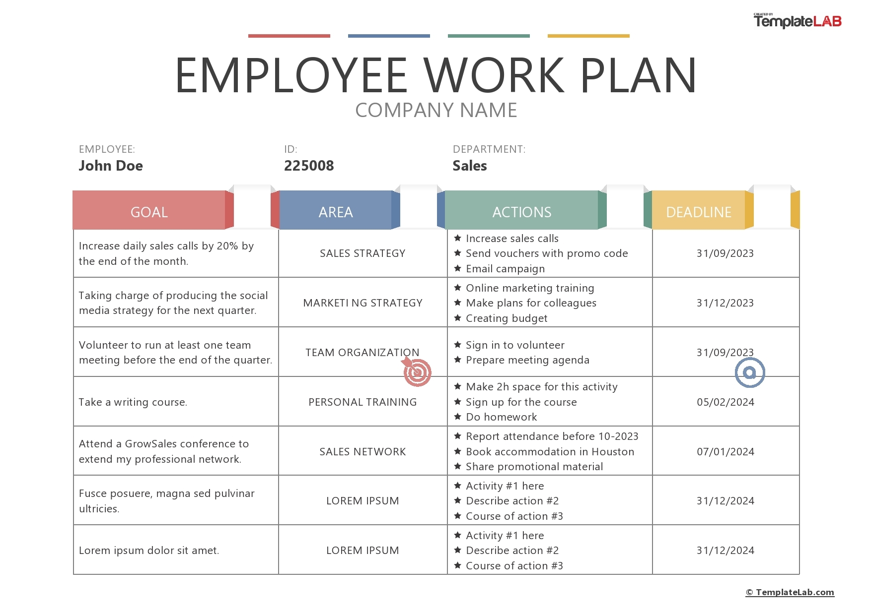 15 Great Work Plan Templates U0026 Samples Excel Word 