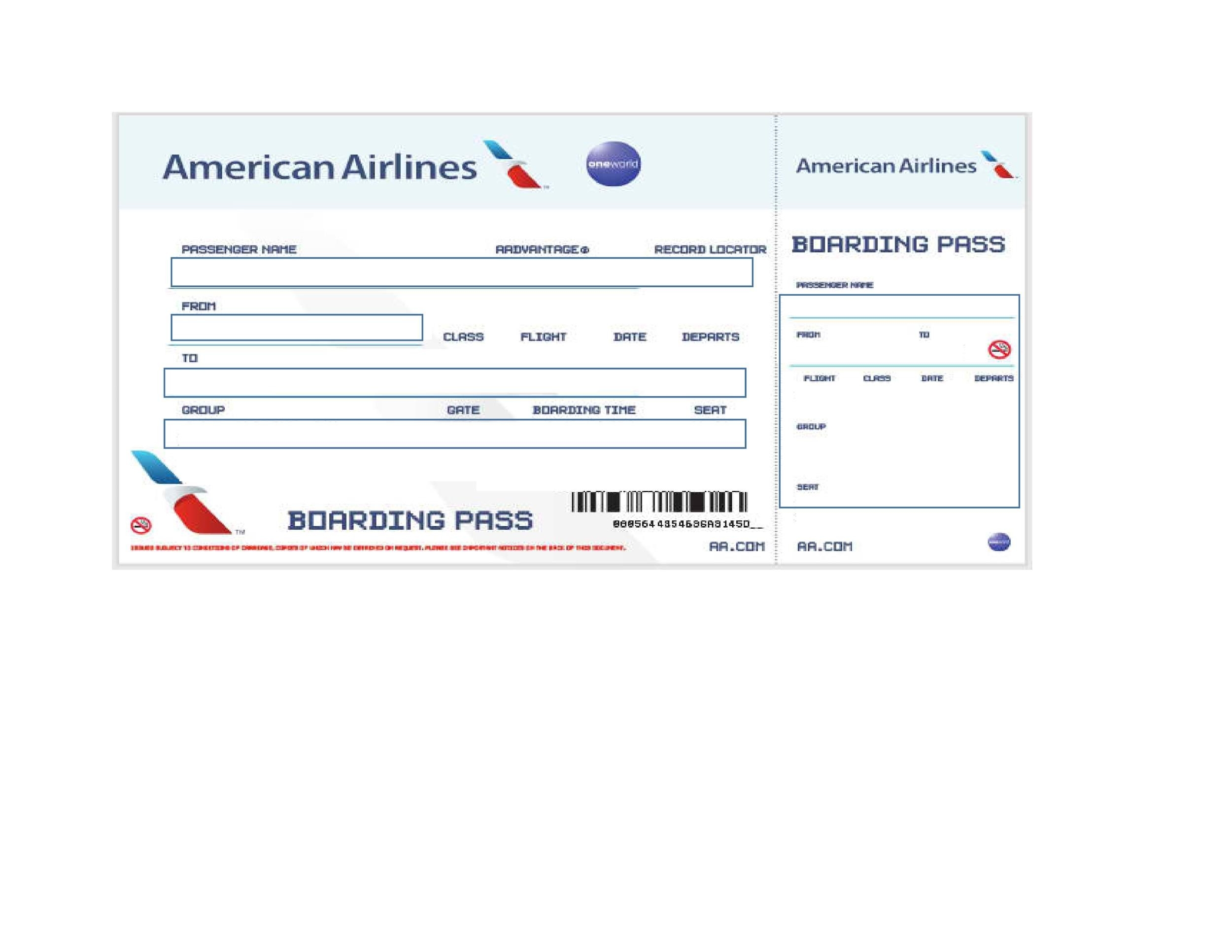 16 Real U0026 Fake Boarding Pass Templates 100 FREE TemplateLab