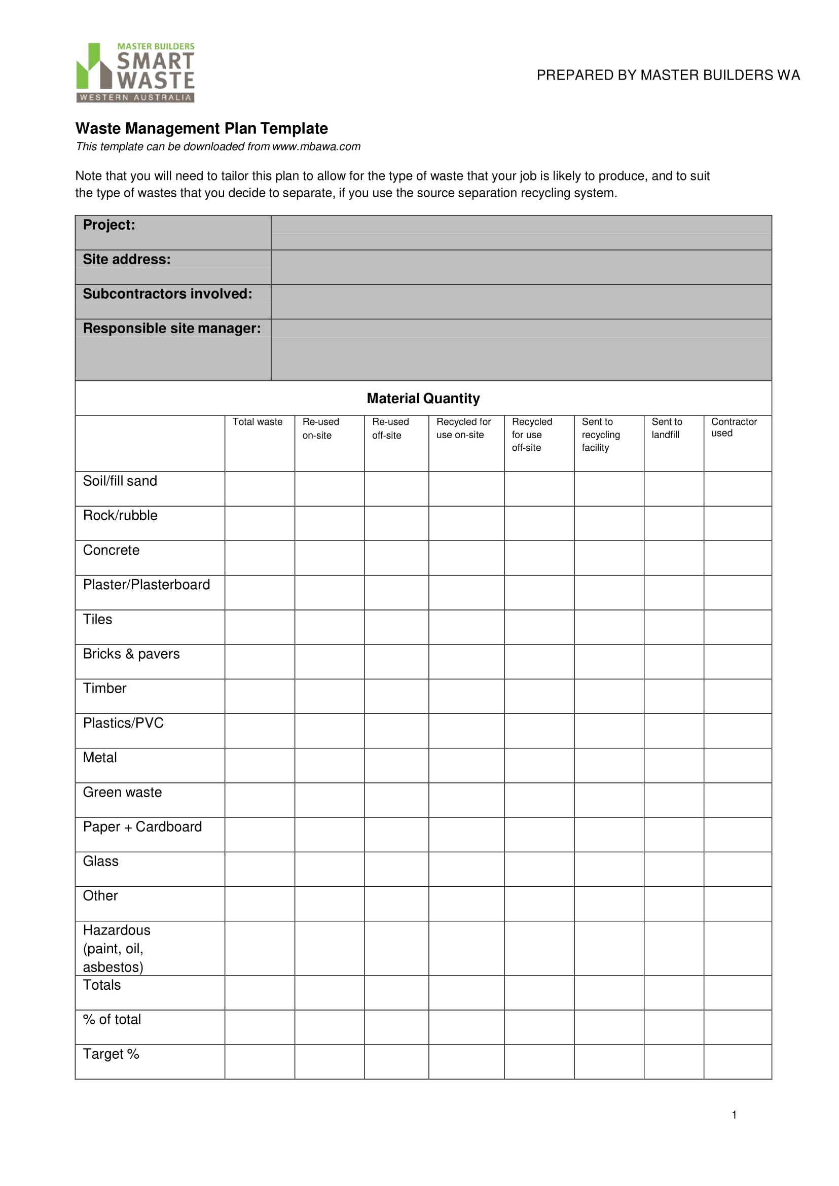 18 Waste Management Plan Examples To Download