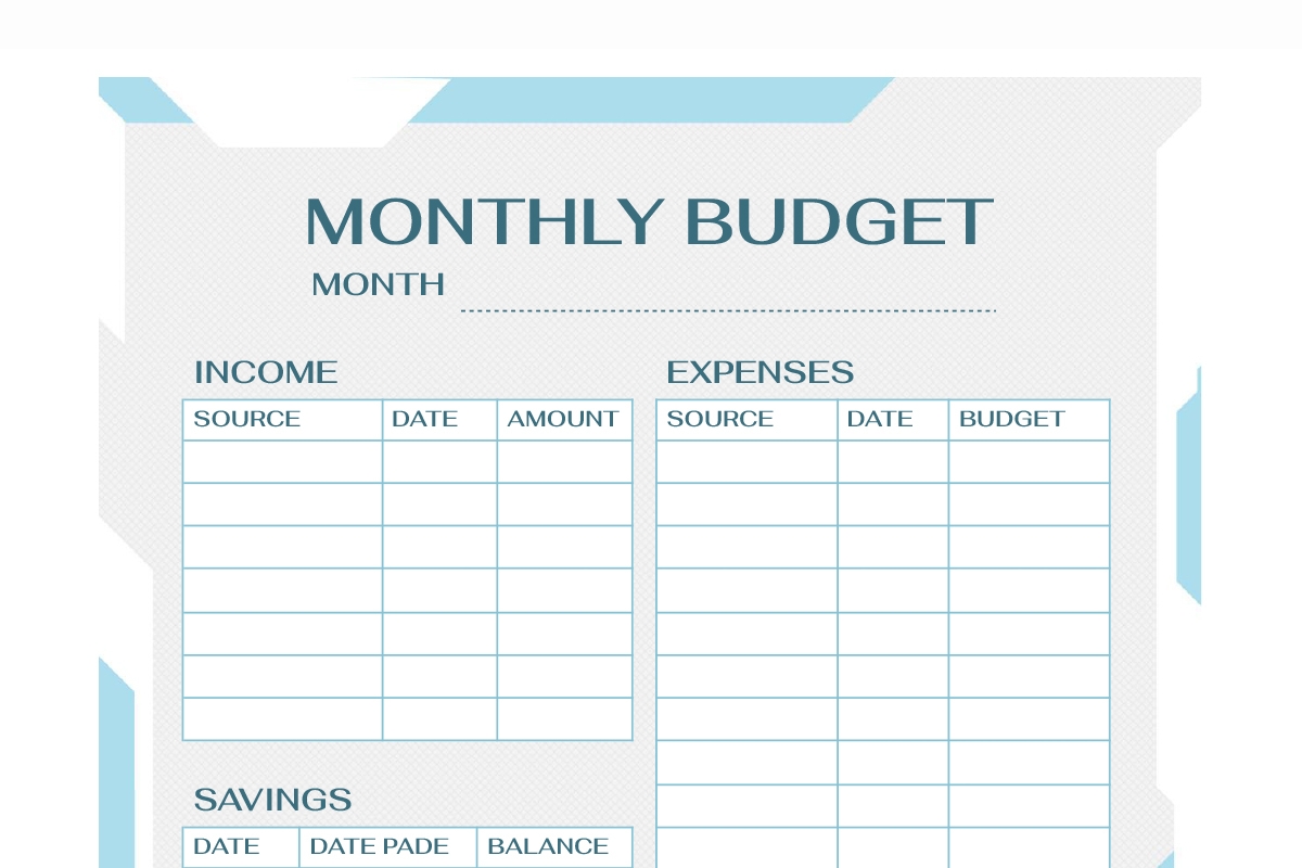 Budget Planner Template Sheets