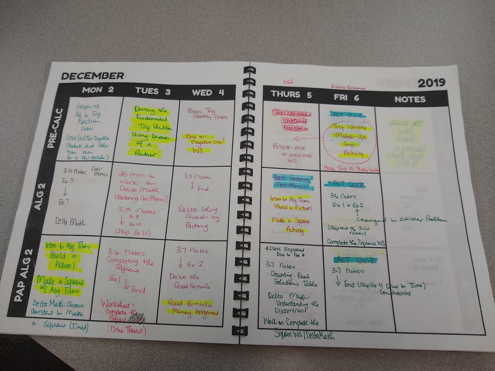 Free Lesson Plan Book Template Printable