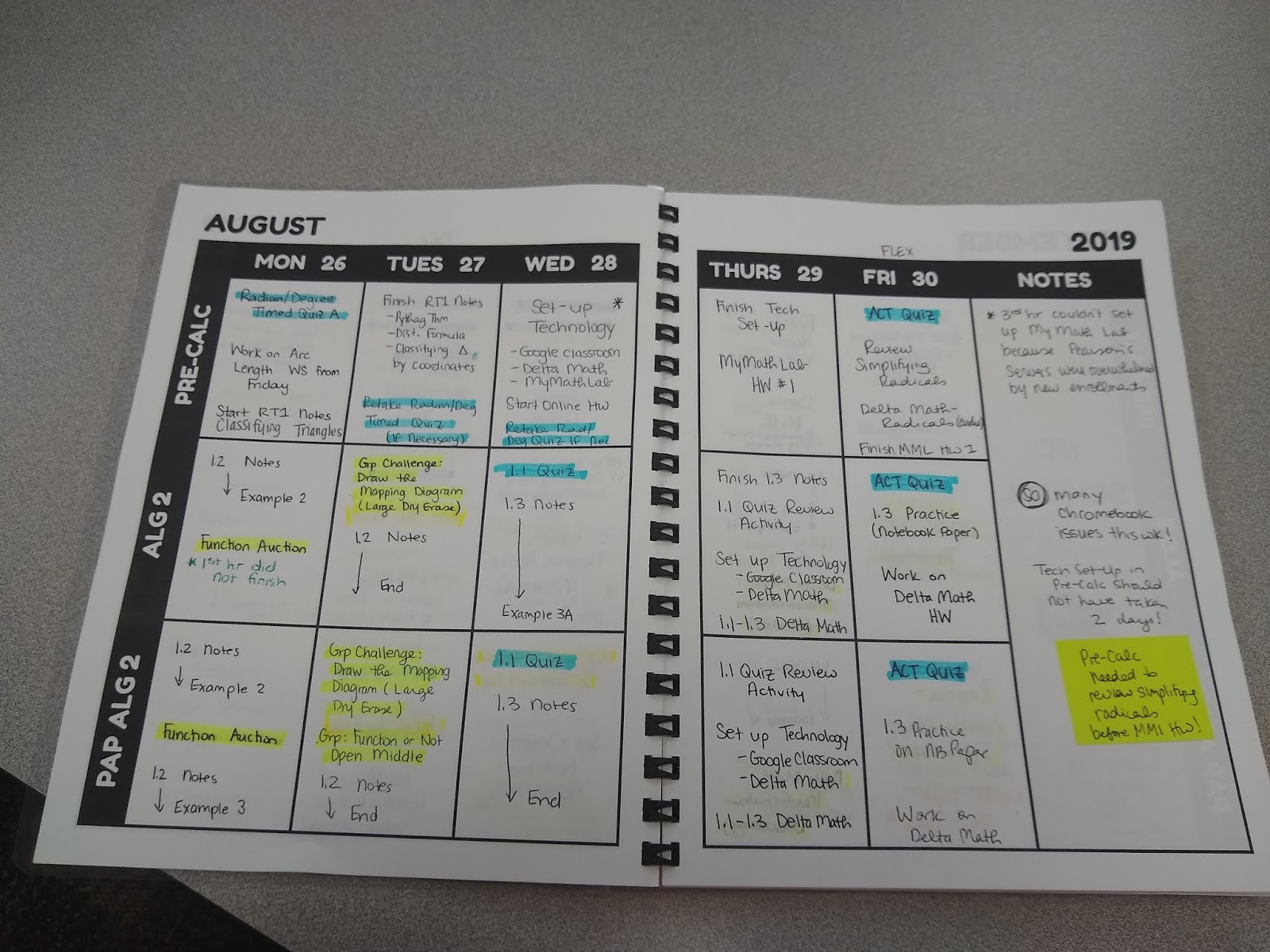 Lesson Plan Book Template Printable Free