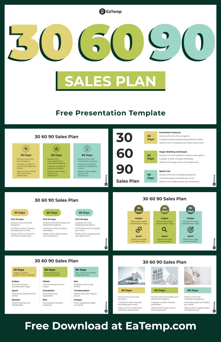 30 60 90 Sales Plan PowerPoint Presentation Template U0026 Google 