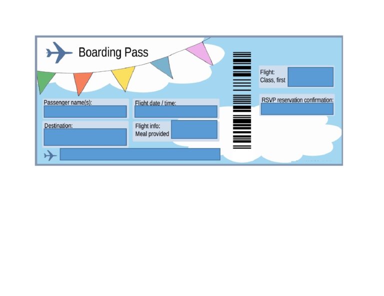 30 Editable Plane Ticket Templates Word PDF TemplateArchive