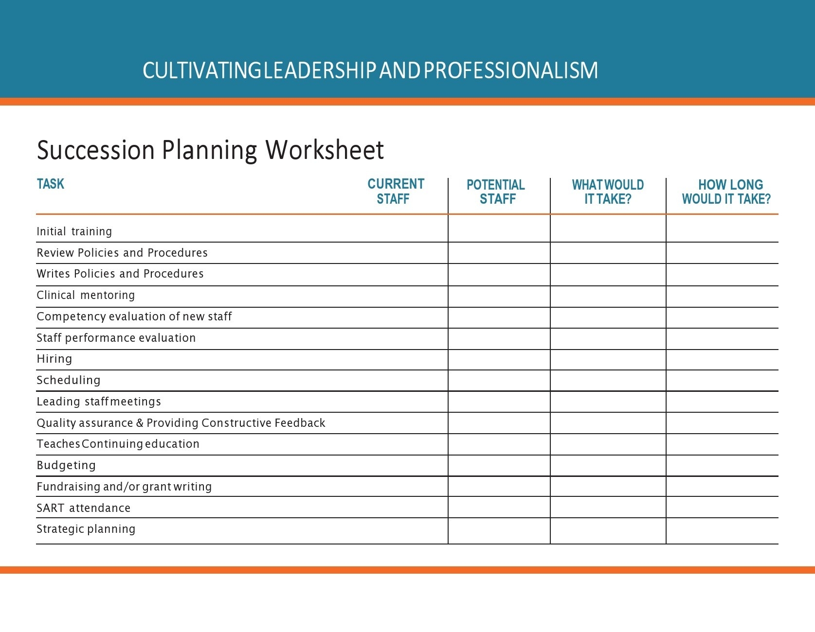37 Effective Succession Planning Templates Excel Word PDF 