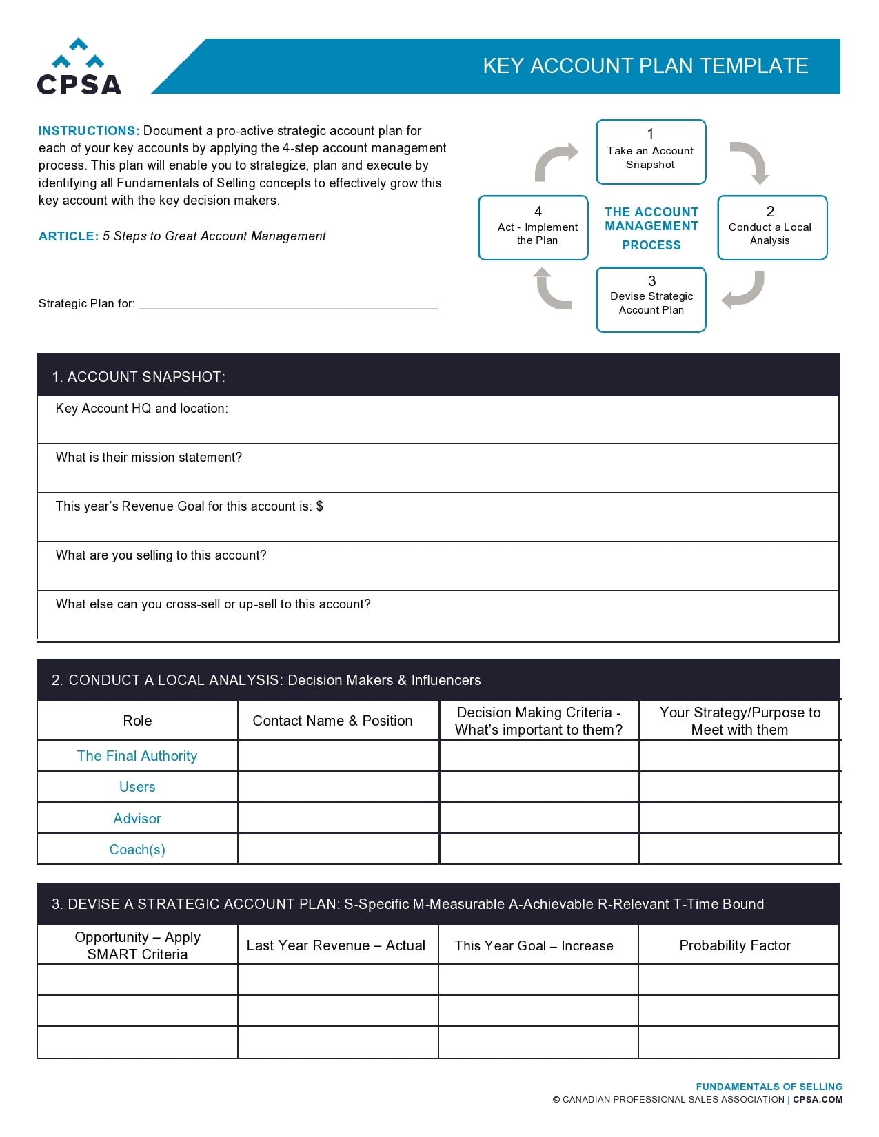 39 FREE Account Plan Templates Excel PPT Word 