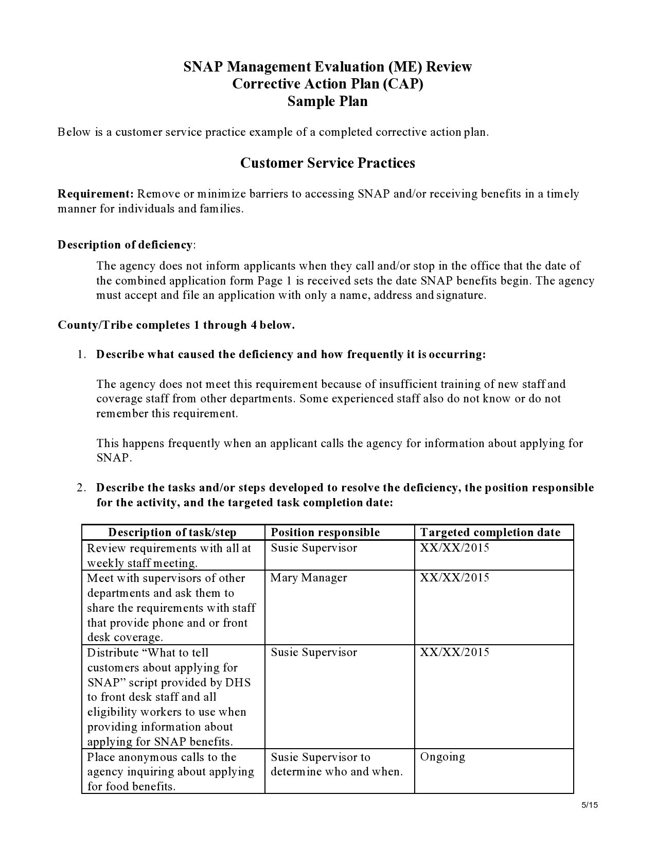 44 Best Corrective Action Plan Templates Word Excel 