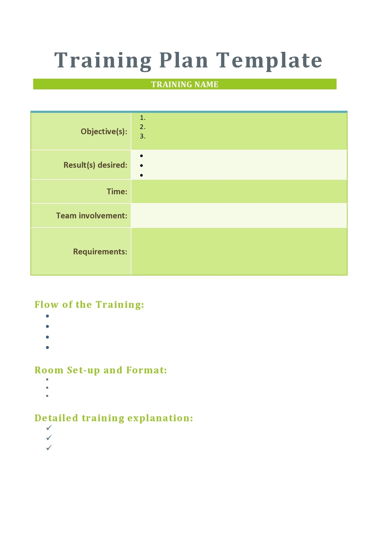 45 Employee Training Plan Templates Word Excel PDF TemplateLab