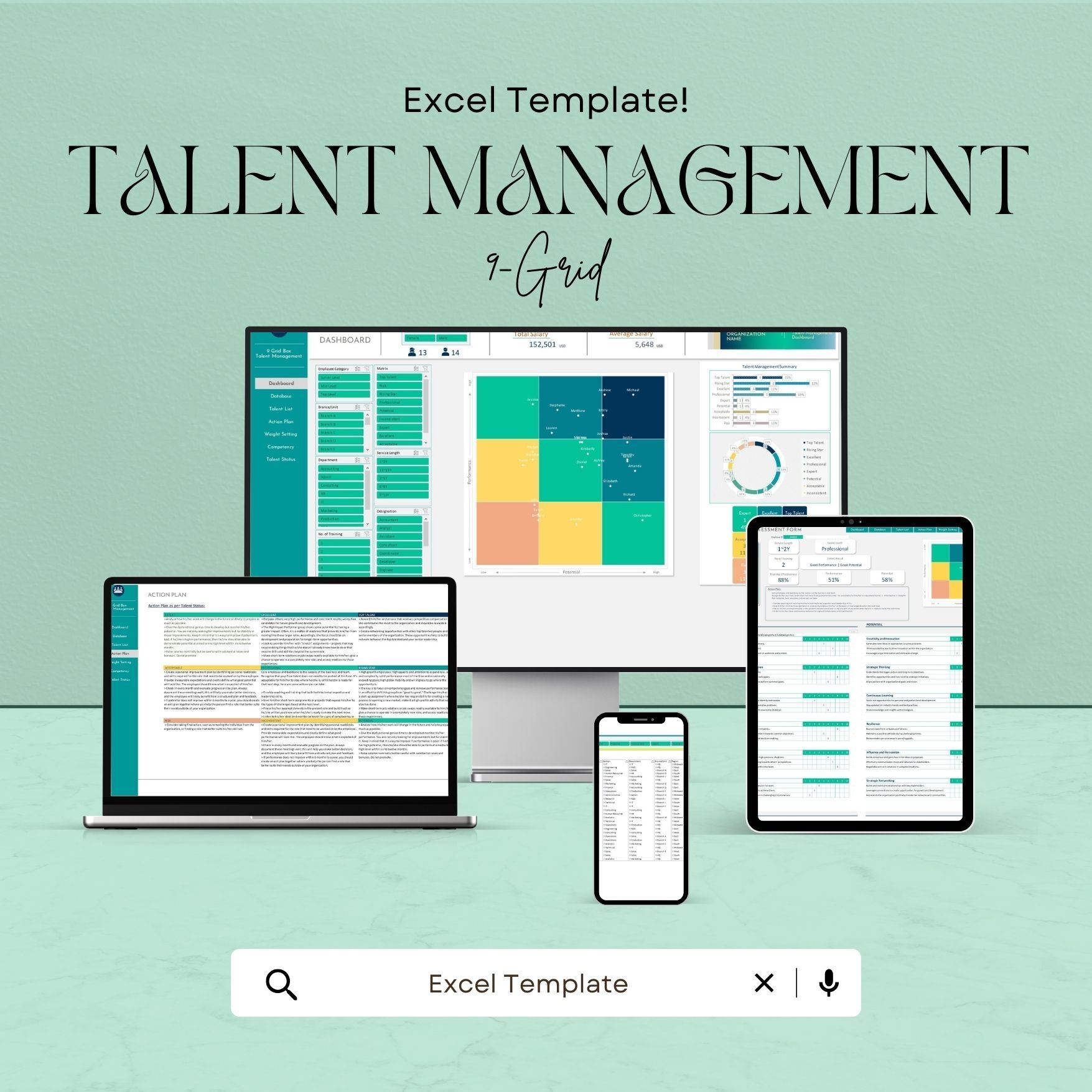 9 Box Grid Talent Management Toolkit Template Eloquens