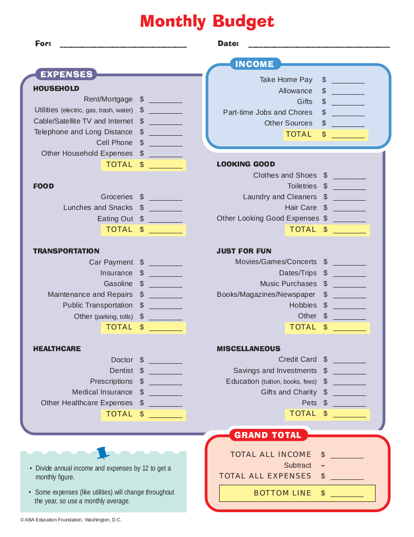 9 Budget Action Plan Examples To Download