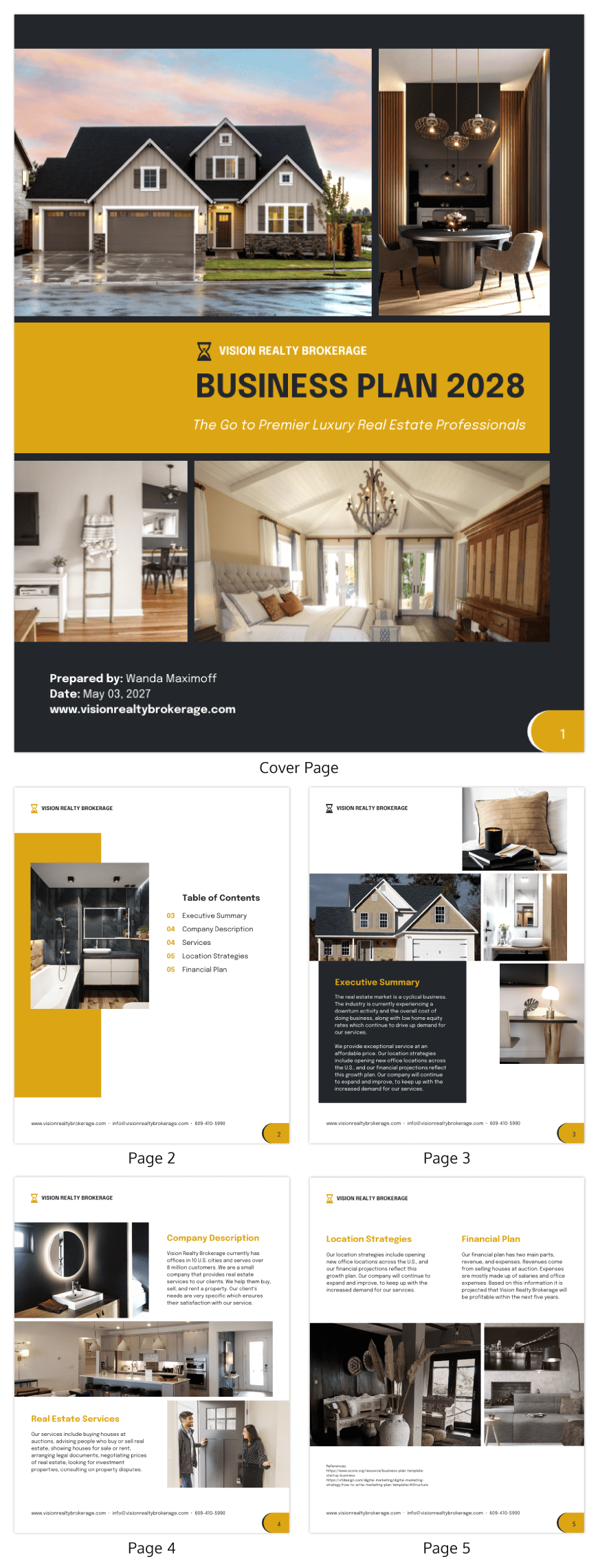 9 Real Estate Business Plan Examples U0026 How To Create One 