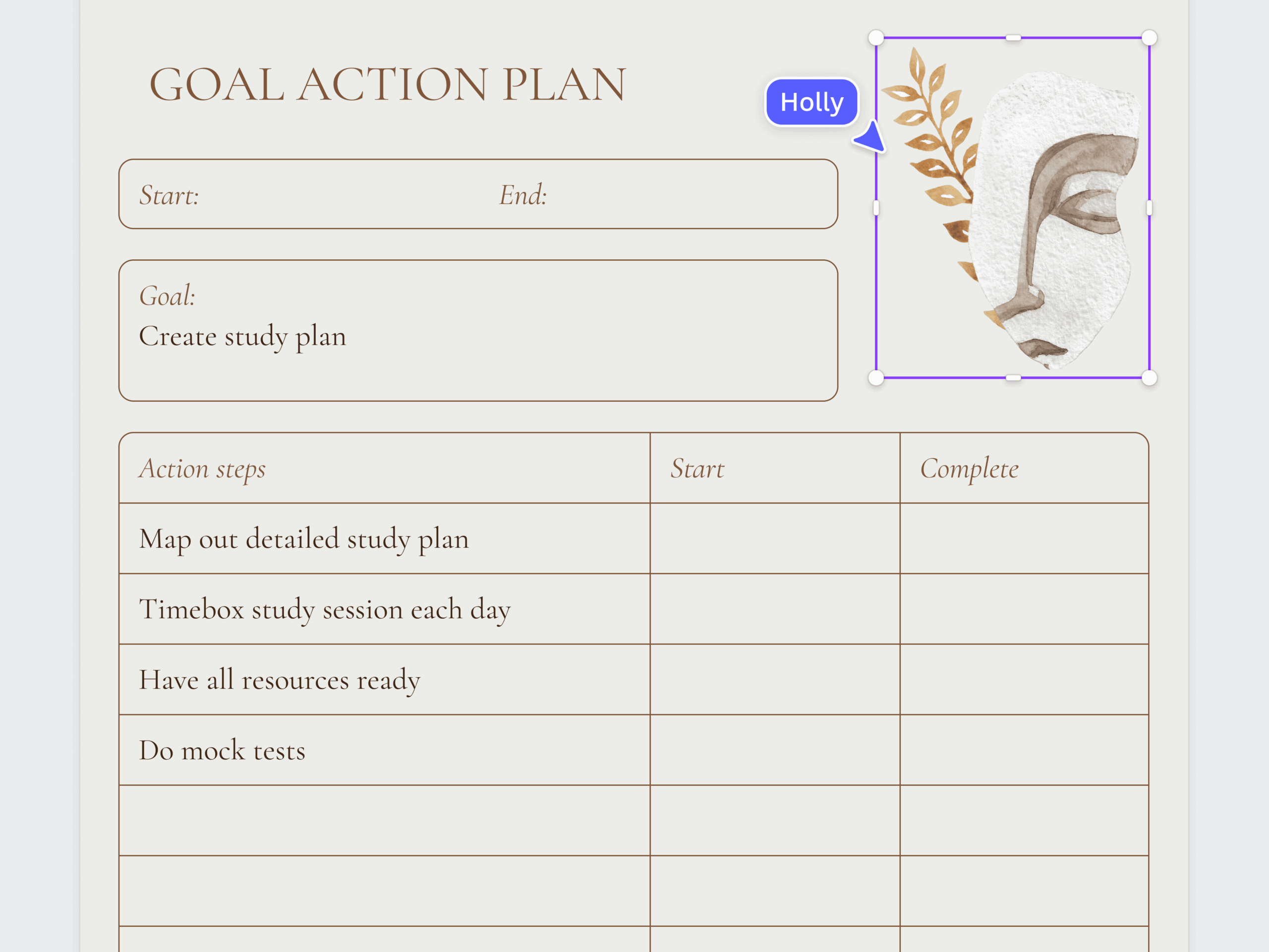 Affirmative Action Plan Template