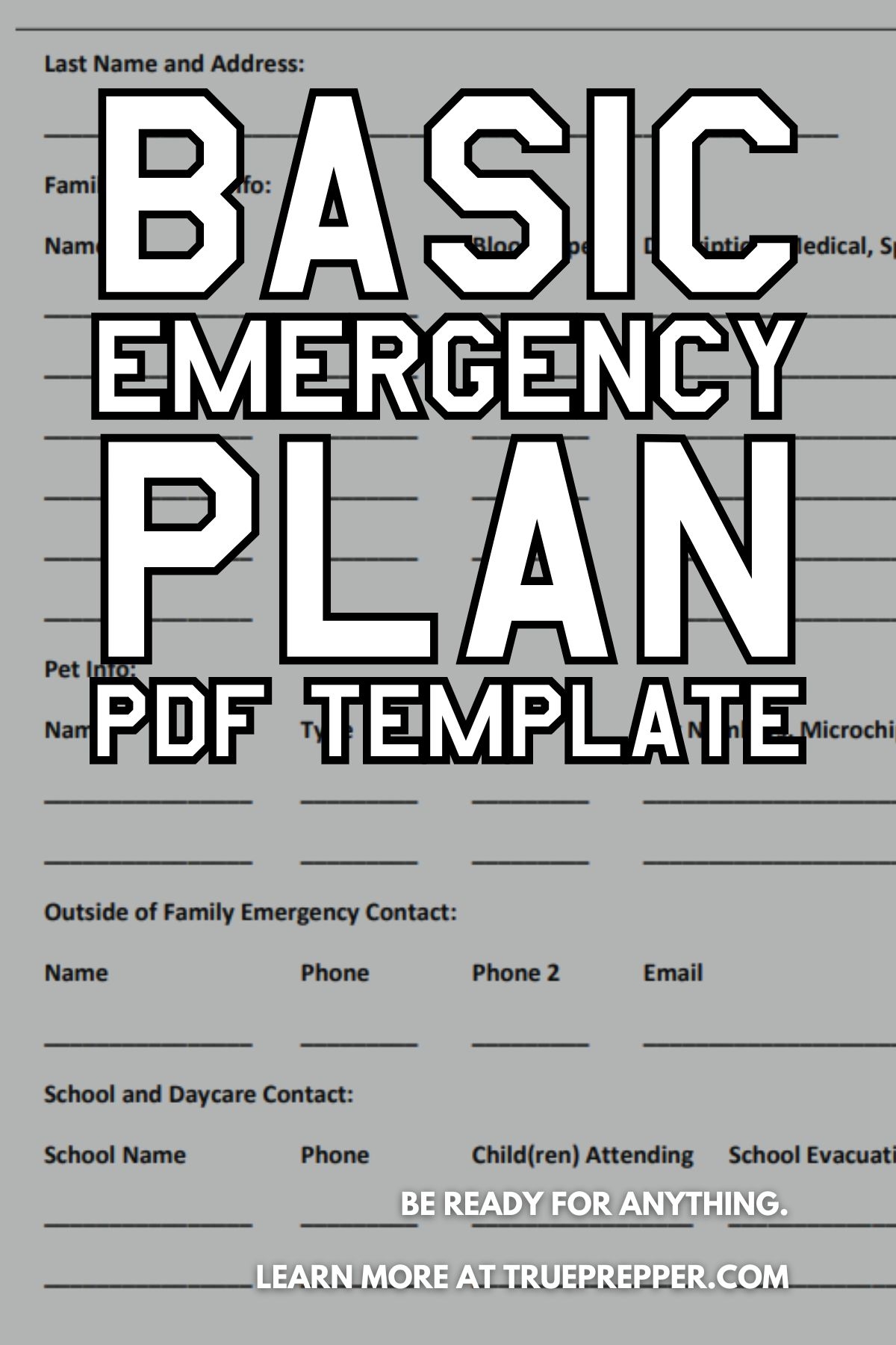 Free Printable Printable Evacuation Plan Template