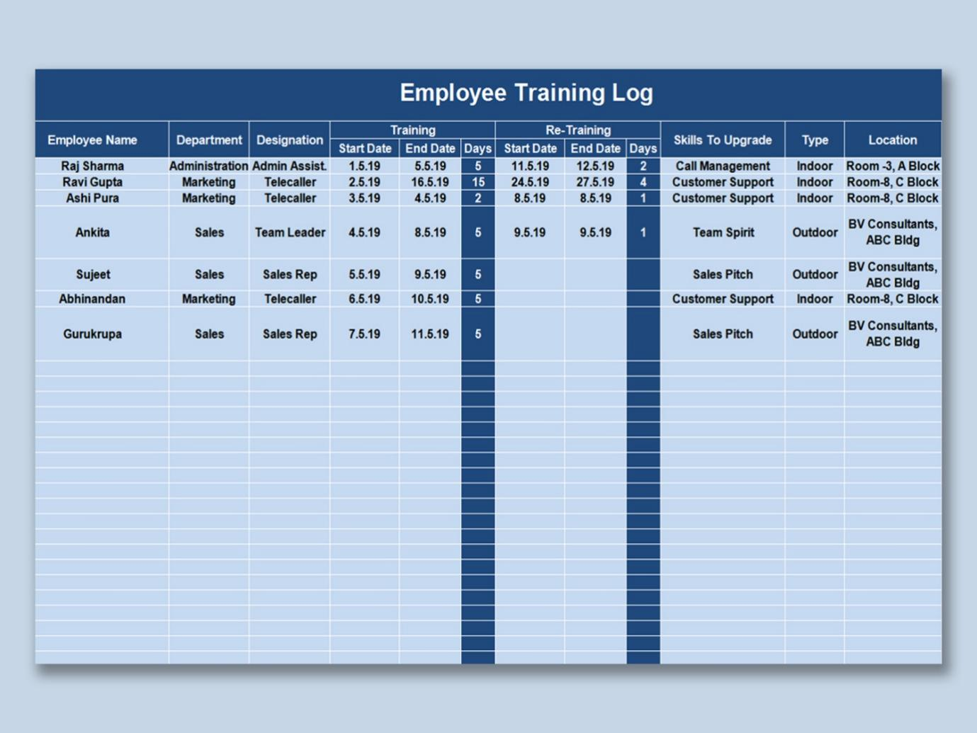 Workforce Planning Template Xls