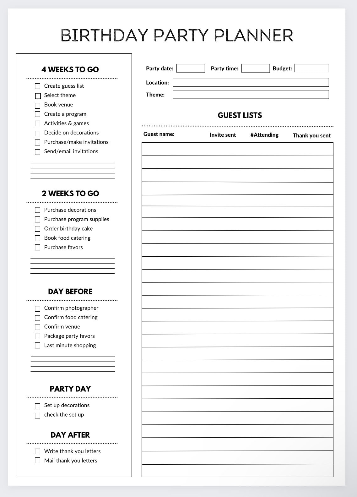 Birthday Planner party Planner event Organizer Event Planning 
