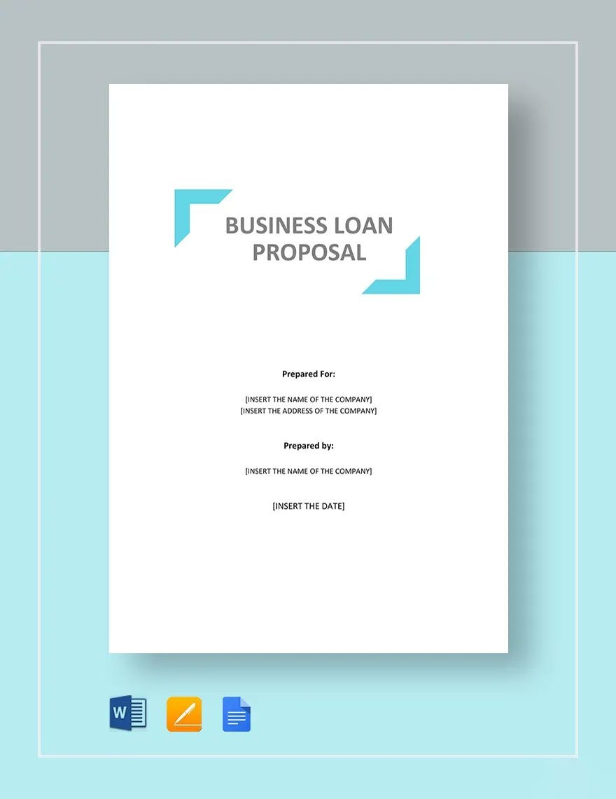 Business Loan Proposal Template In Word Pages PDF Google Docs Download Template