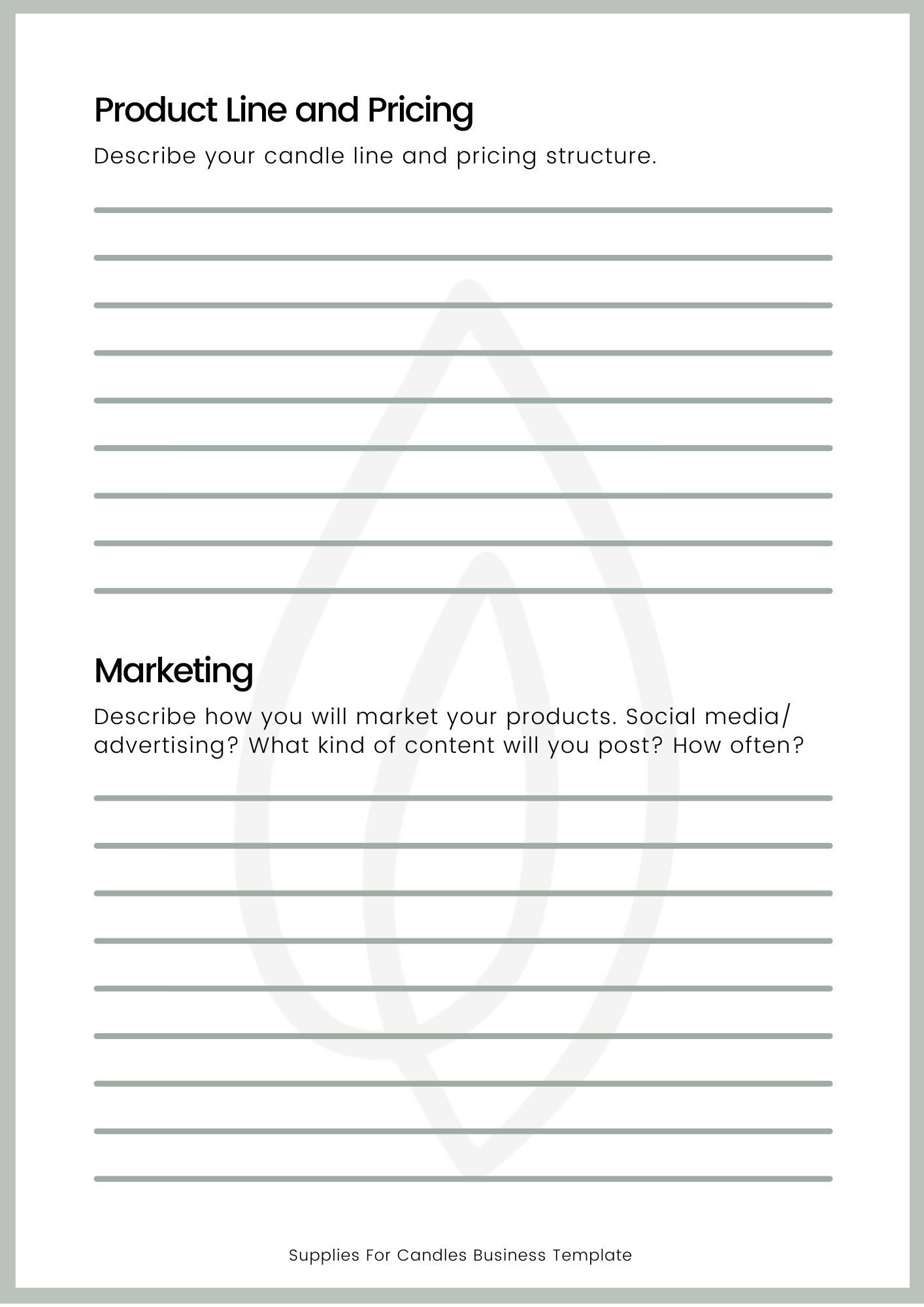 Business Plan Template The Hub