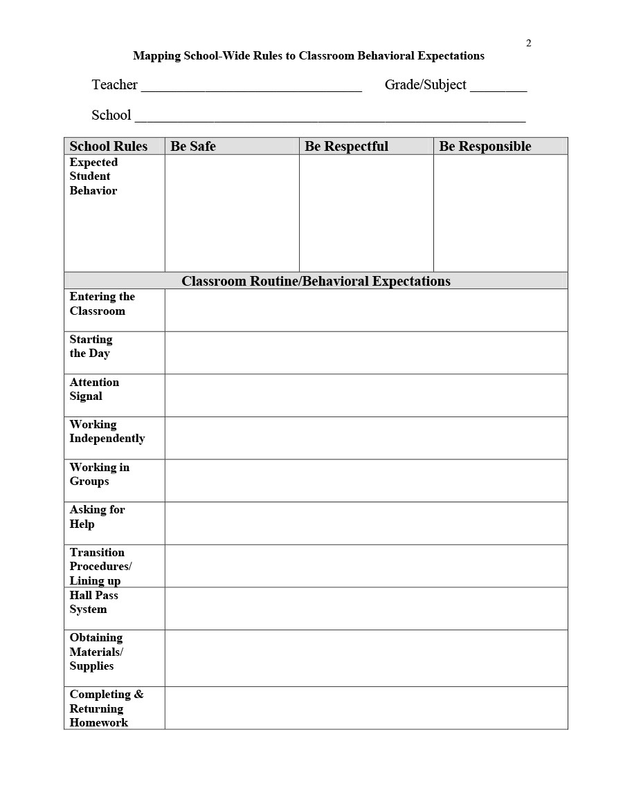 Classroom Management Plan 38 Templates U0026 Examples TemplateLab
