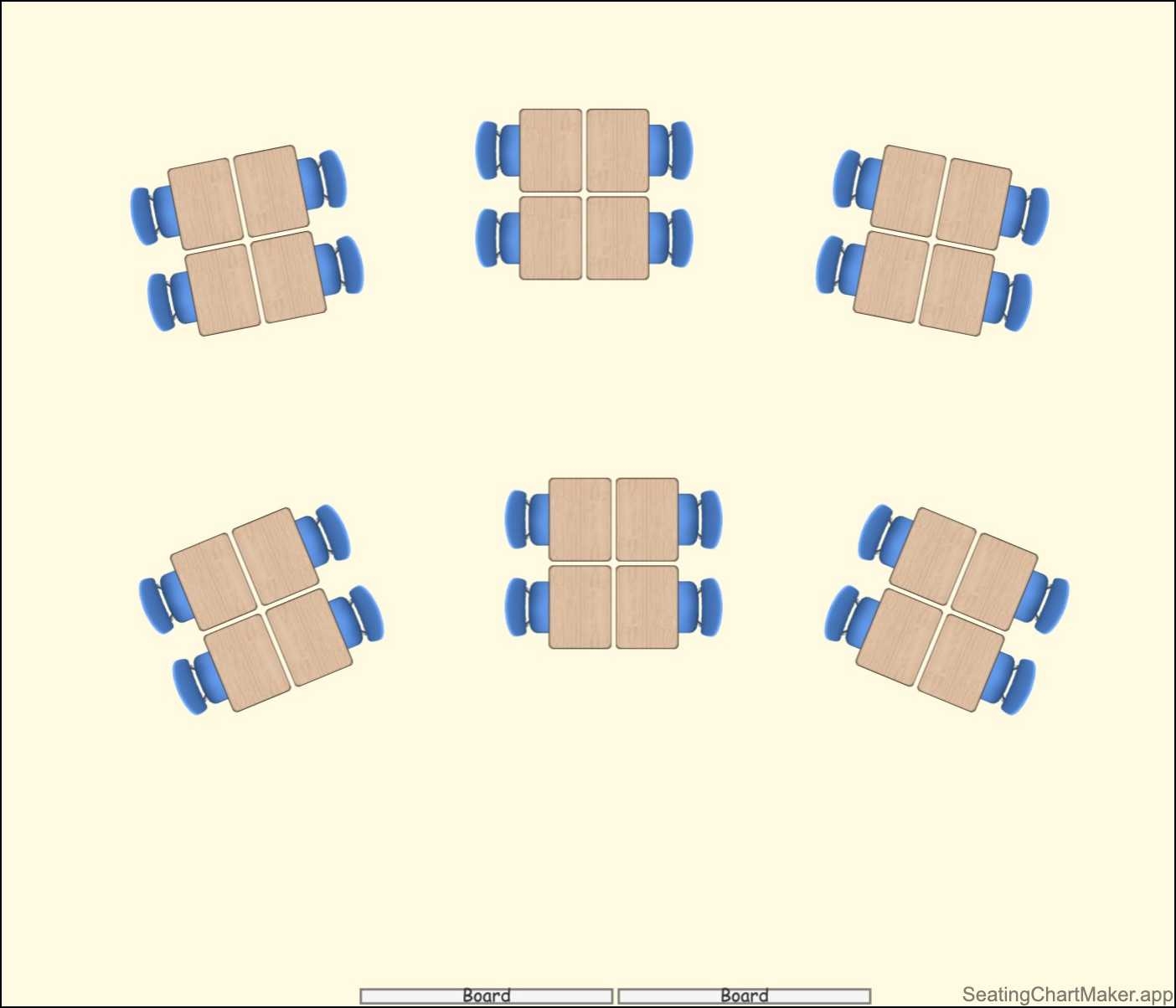 Seating Plan Template Classroom