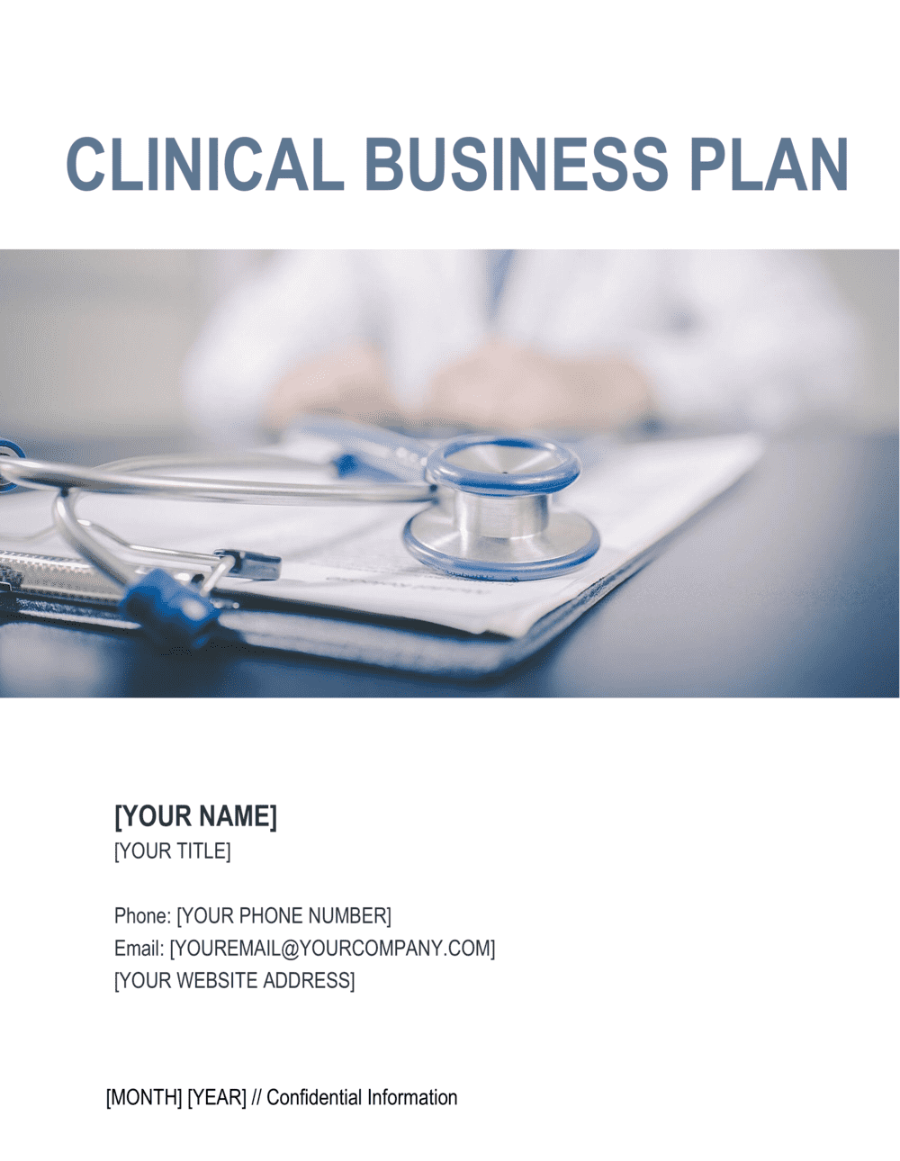 Health Care Business Plan Template