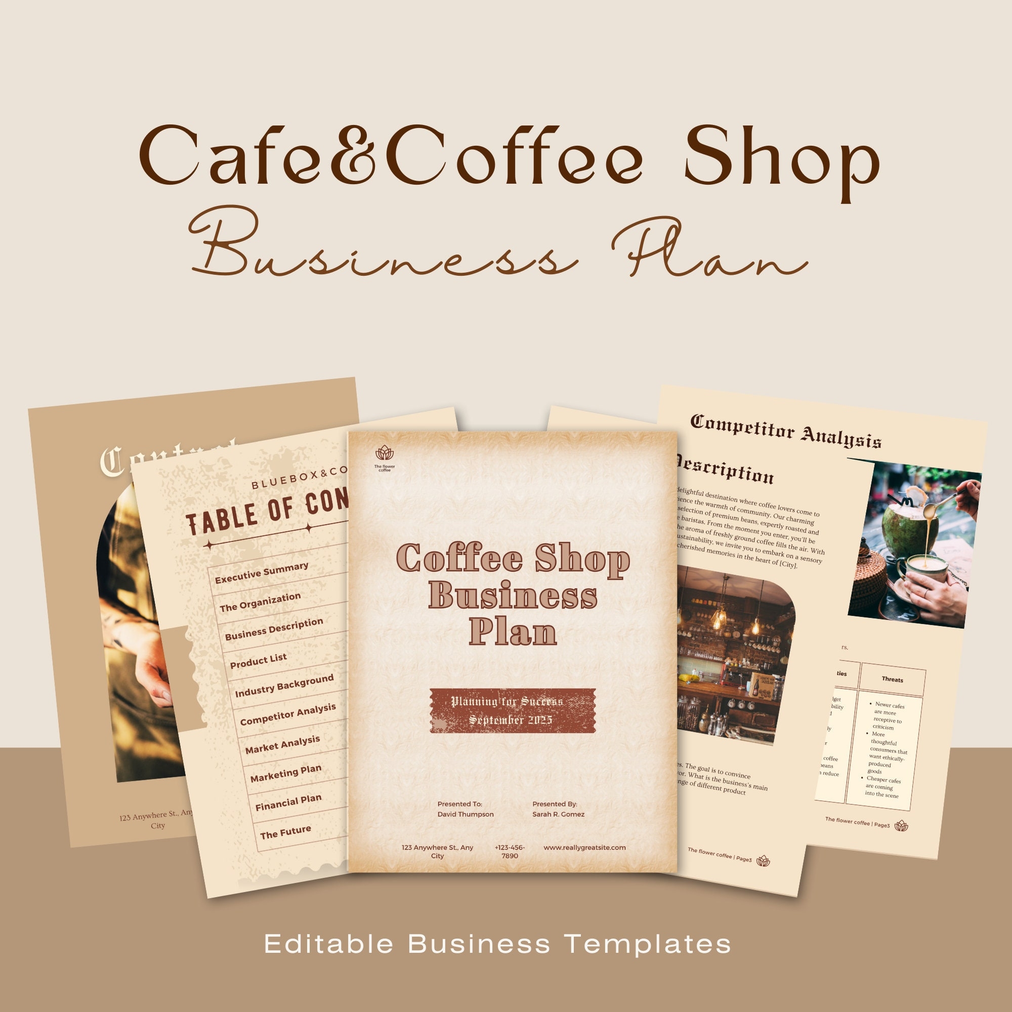 Coffee Shop Business Plan Template cafe Business Plan Pdf cafe Restaurant Start Up Workbook Template food Coffee Industry Etsy UK