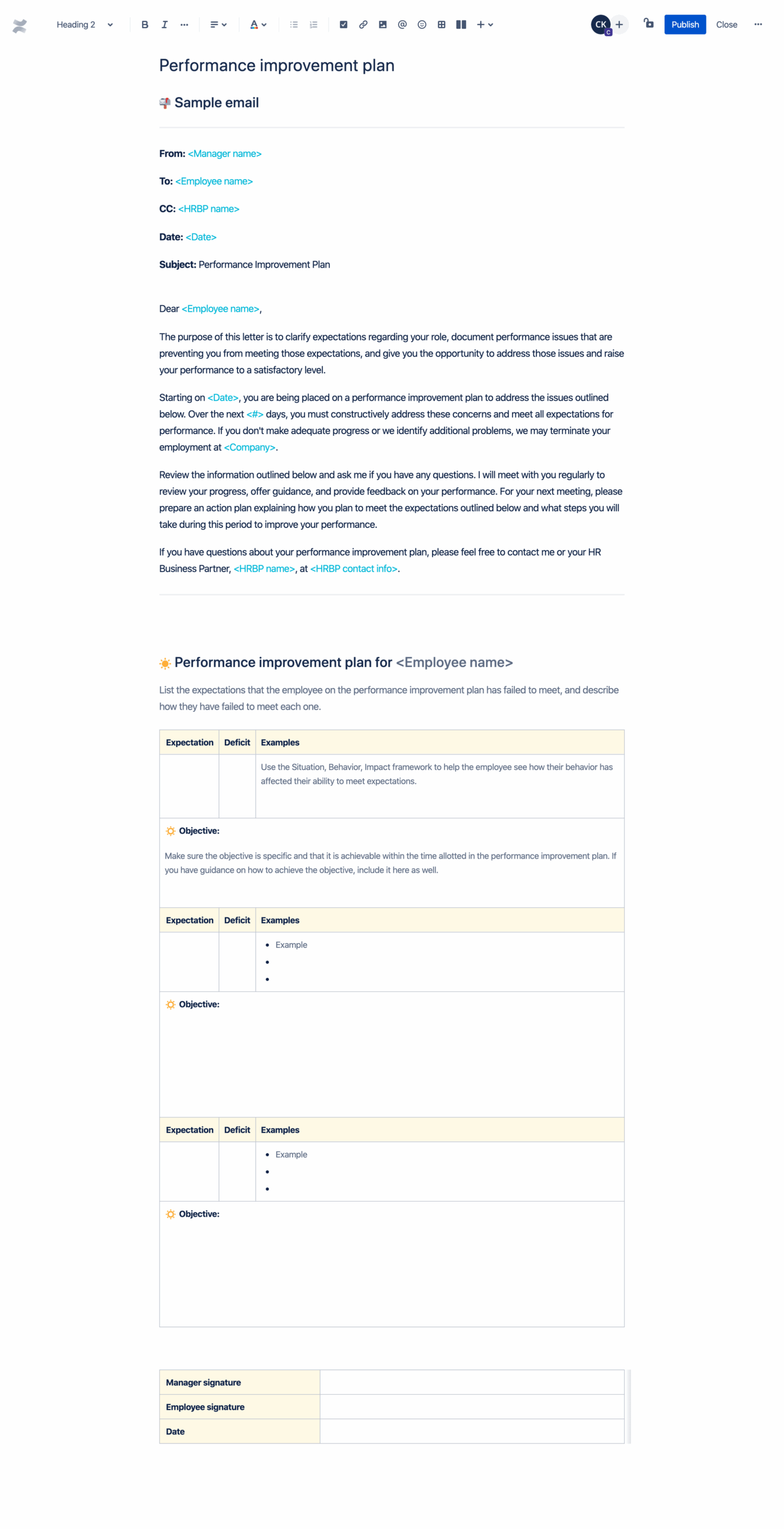 Confluence Templates Atlassian