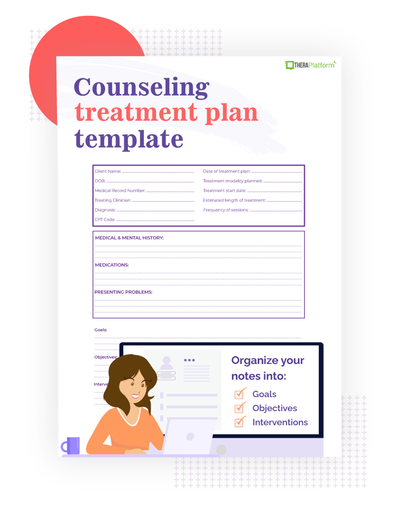 Counseling Treatment Plan Template