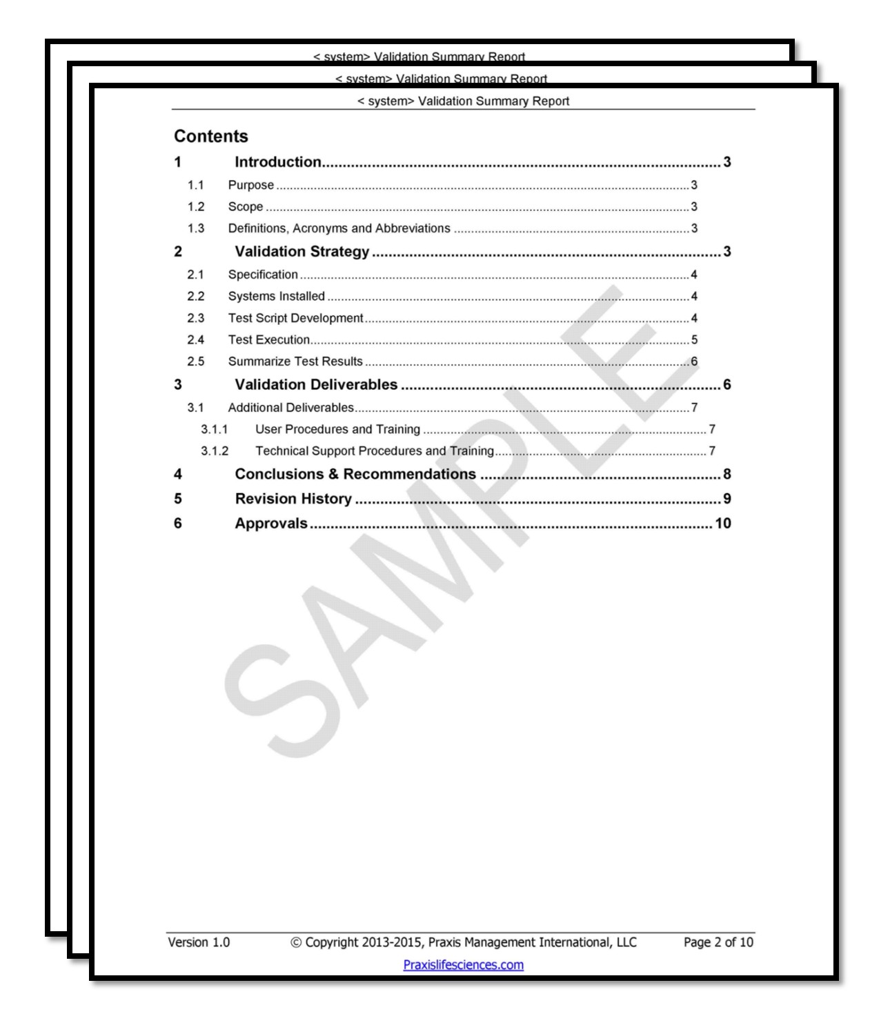 Verification Plan Template