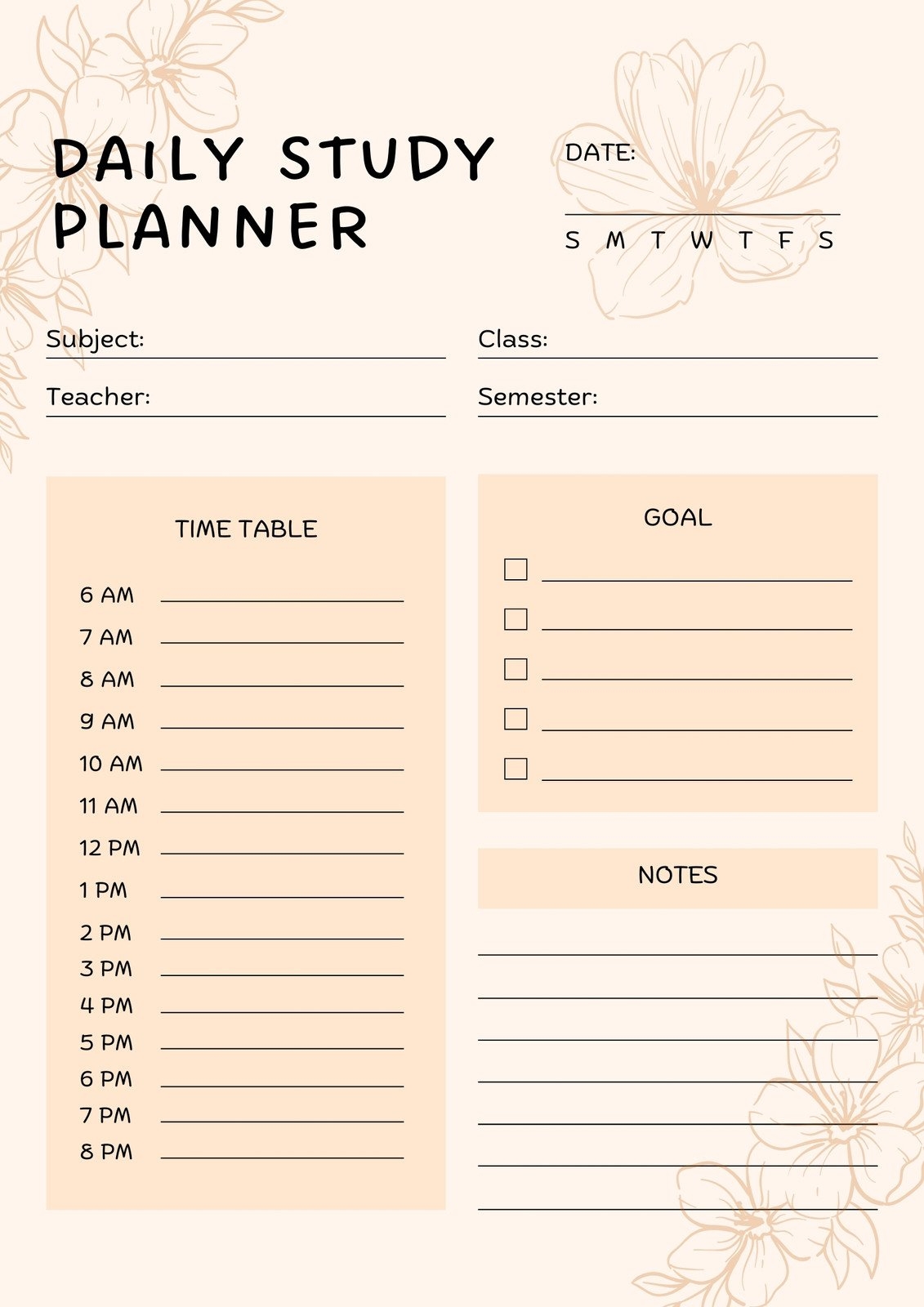Customize 508 Student Planner Templates Online Canva