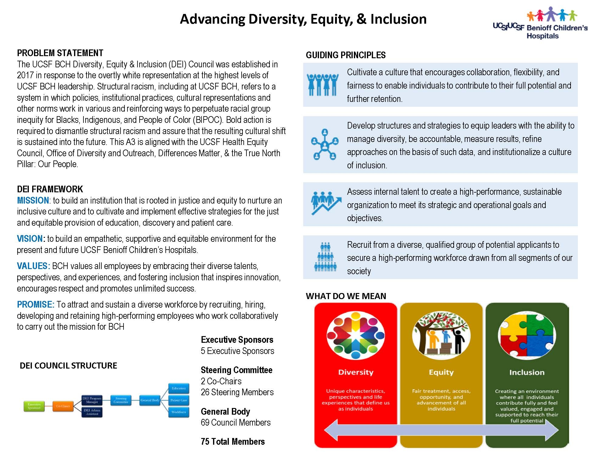 DEI Action Plan Diversity Equity U0026 Inclusion At UCSF Benioff Children s Hospitals