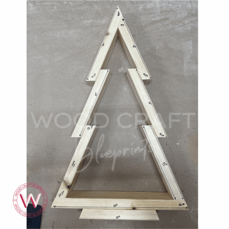 DIY Wood Christmas Tree Plans With 2x4s