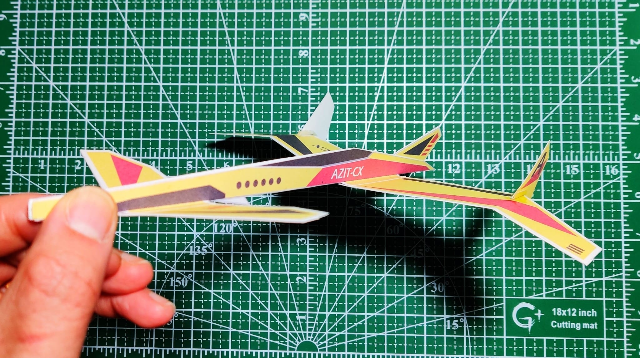 Download Papercraft 3D Paper Model Plane Paper Craft Plane Digital File Plans Diy Paper Model REAL FLY MODEL 03 Etsy