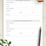 Download Printable End Of Life Documents PDF
