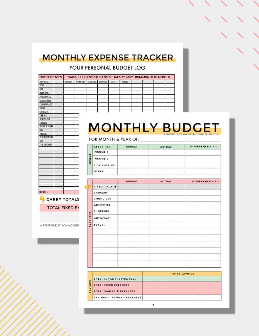 Budget Planner Template Free Download
