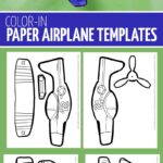 Easy Paper Airplane Templates To Print Color Craft And Fly 