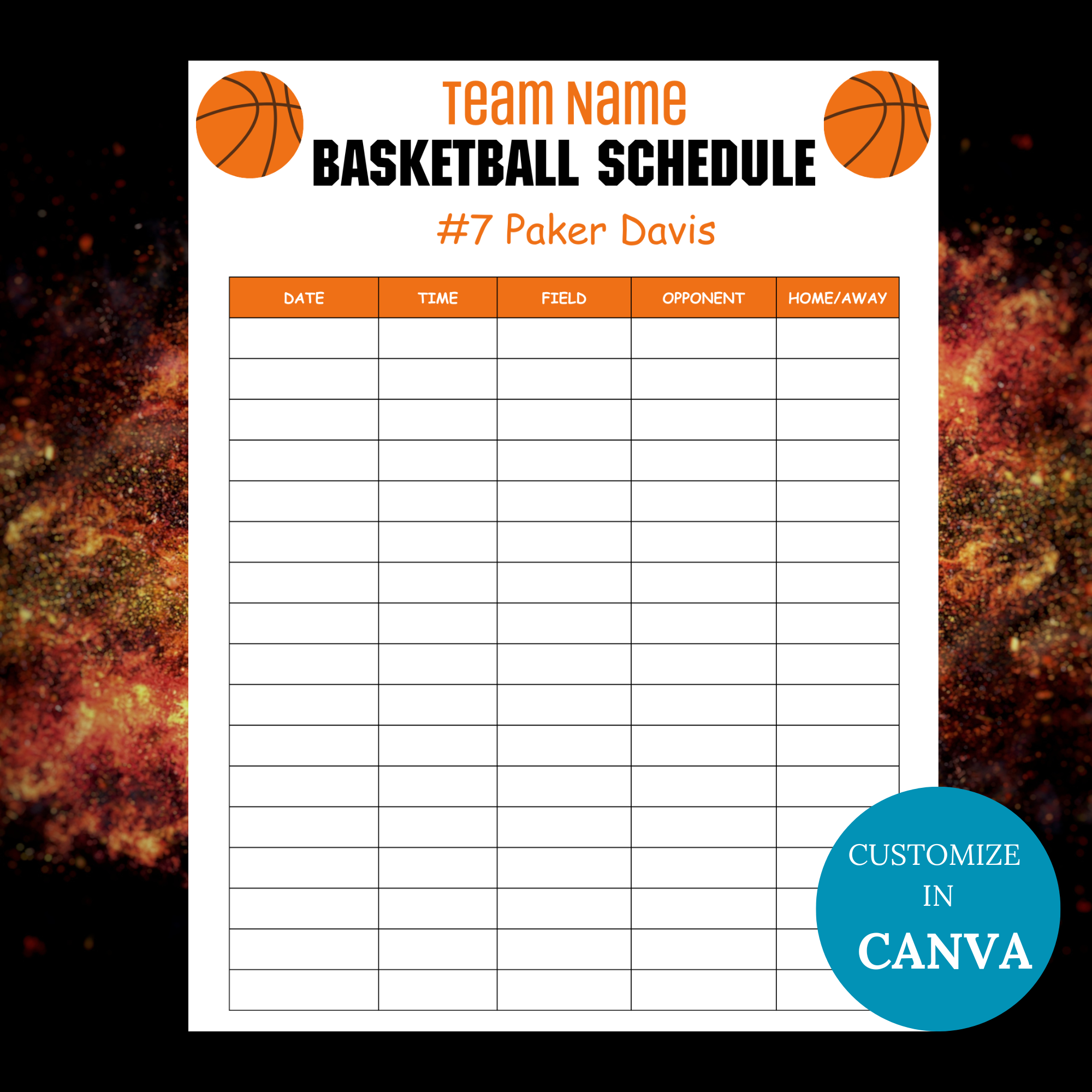 Basketball Practice Plan Template Free Printable