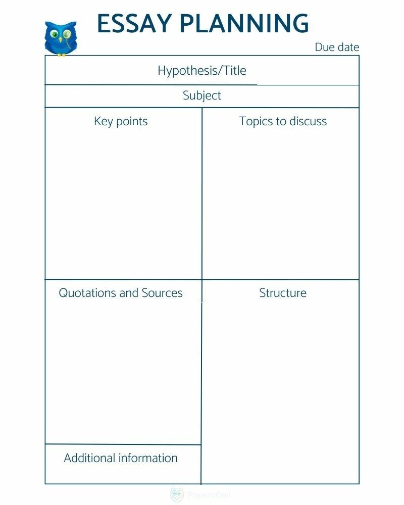 Essay Planning Guidelines To Help You Structure Your Essay