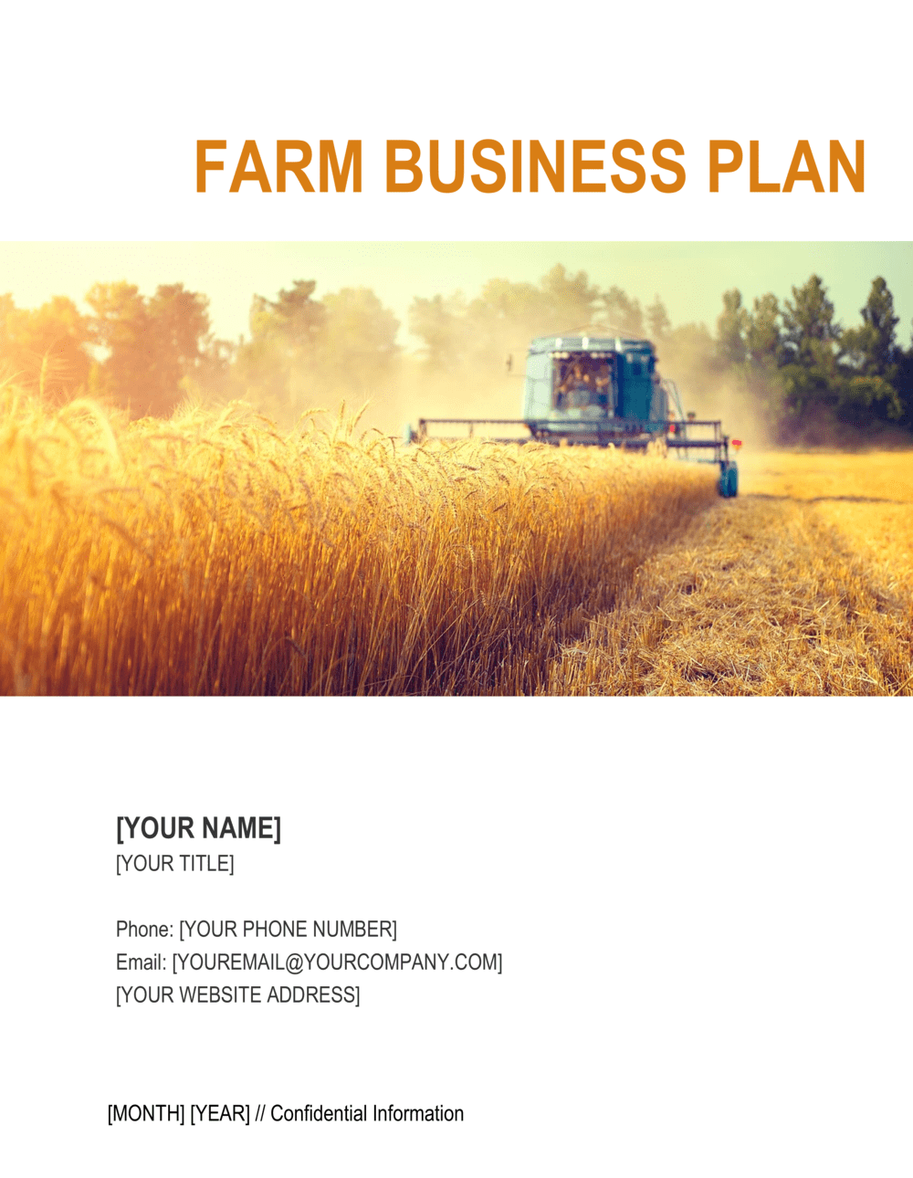 Farm Business Plan 2 Template