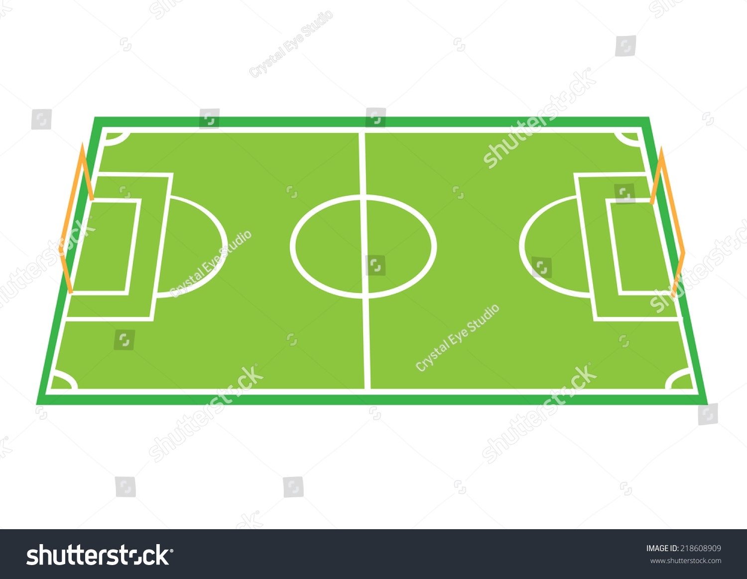Football Field Game Plan Board Template Stock Vector Royalty Free 218608909 Shutterstock