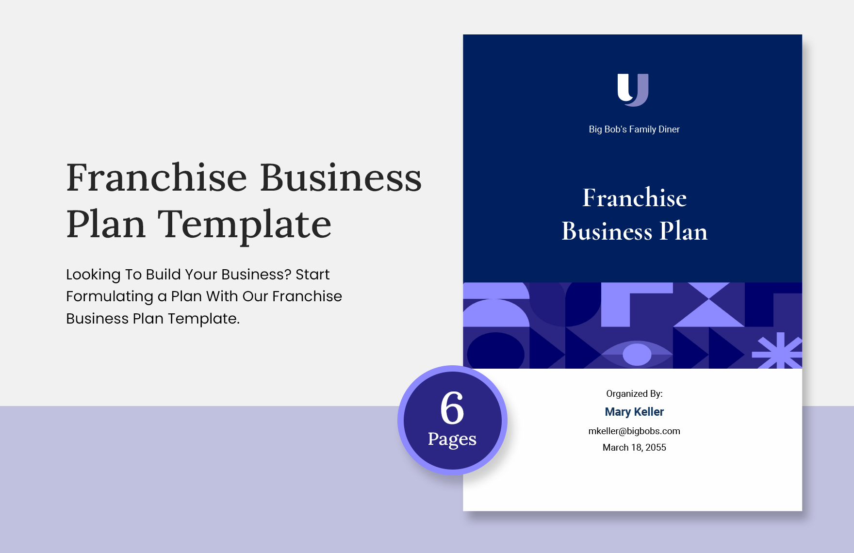Franchise Business Plan Template In Pages Google Docs Word Download Template