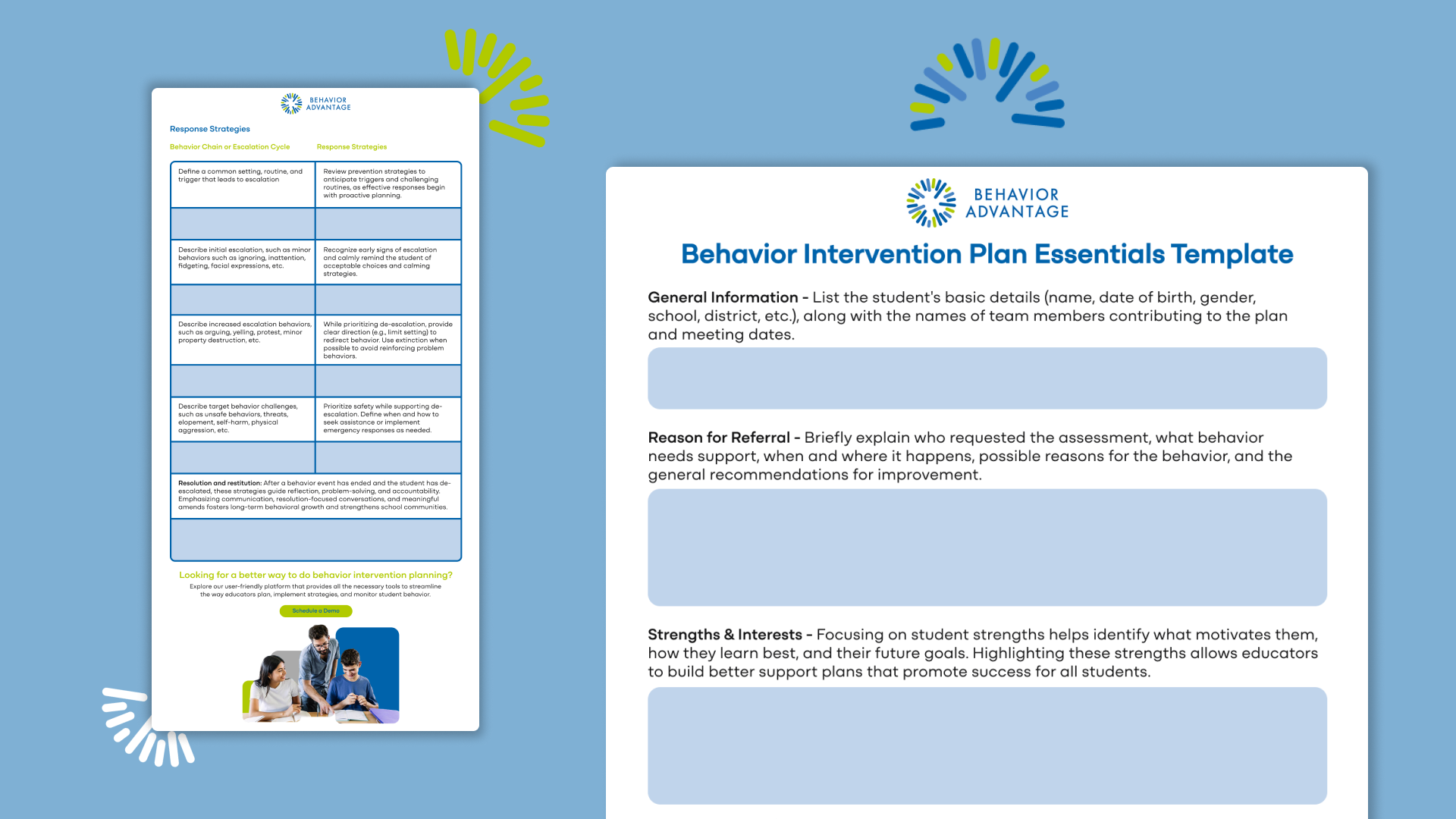 Free Behavior Intervention Plan Template Download Now 