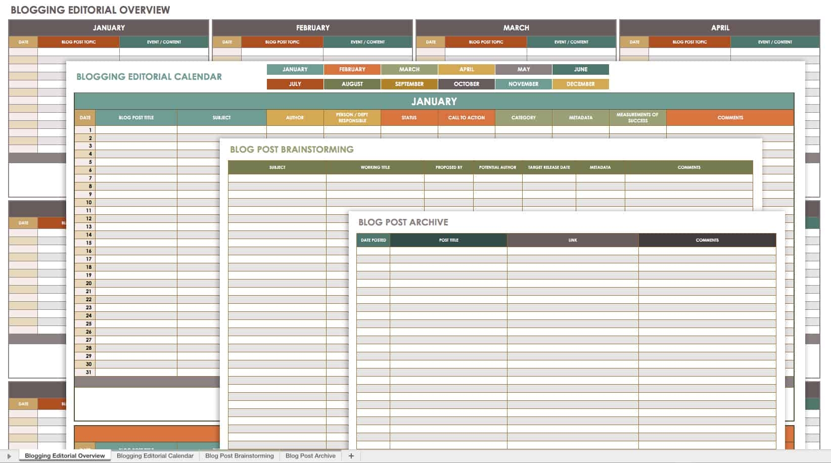 Blog Planning Template