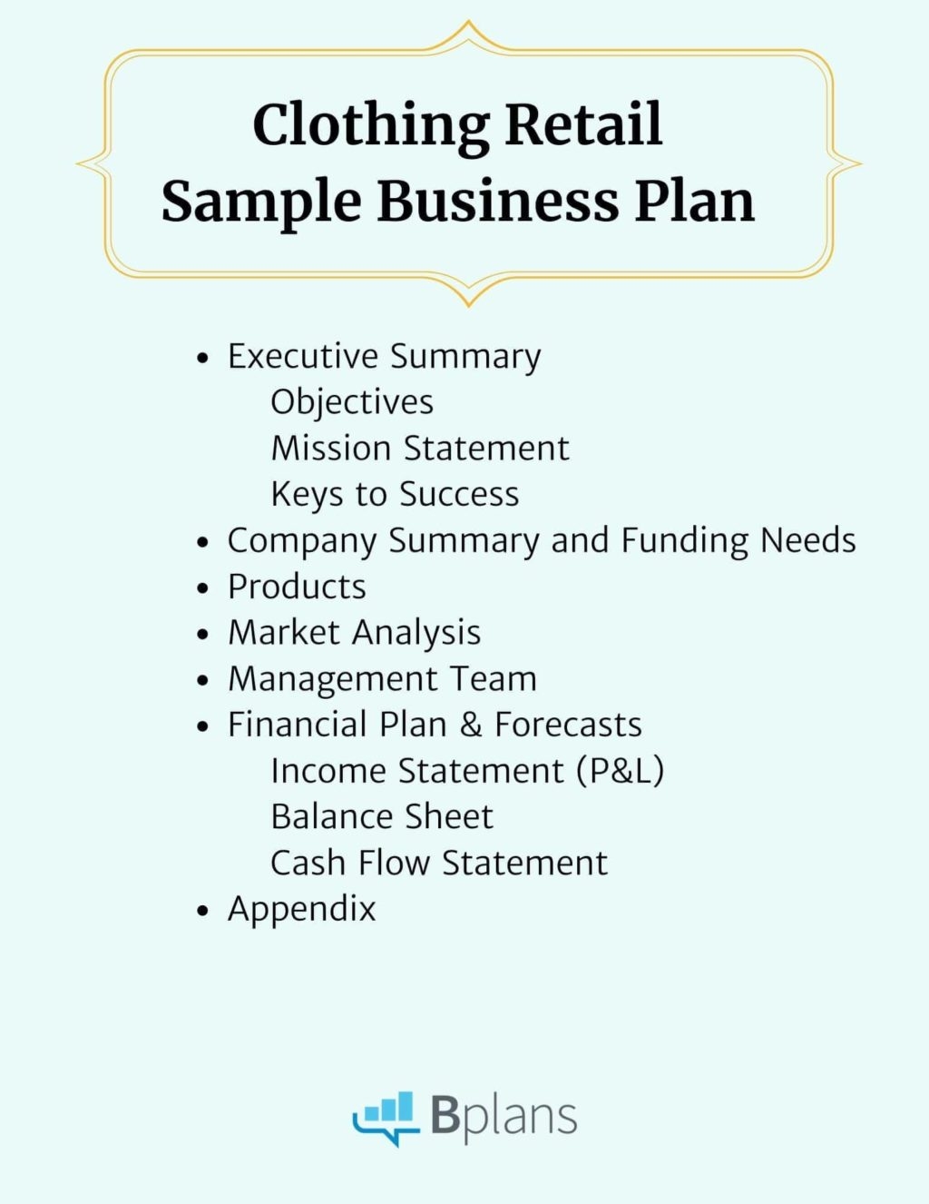 Free Clothing Retail Sample Business Plan Bplans