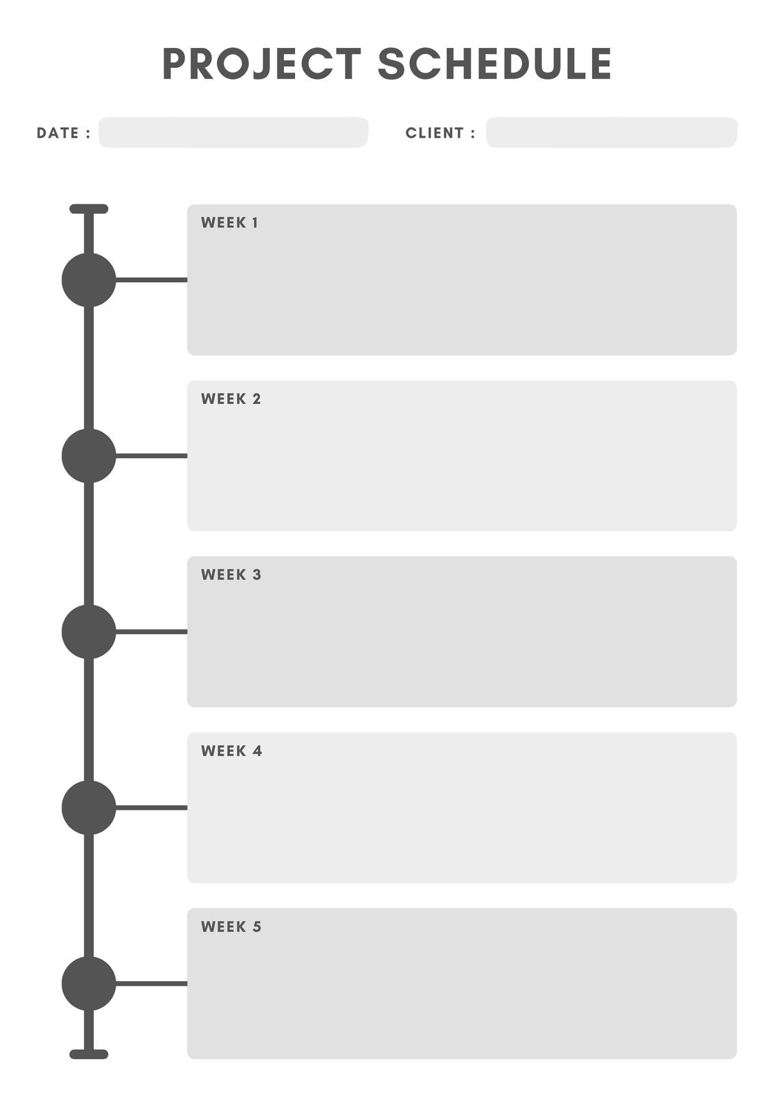 Project Schedule Management Plan Template