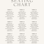 Free Custom Printable Wedding Seating Chart Templates Canva
