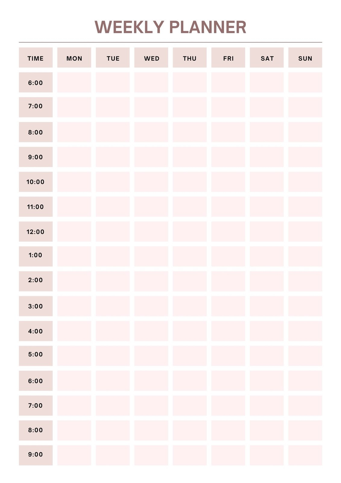 Free Printable Planning Calendar Templates