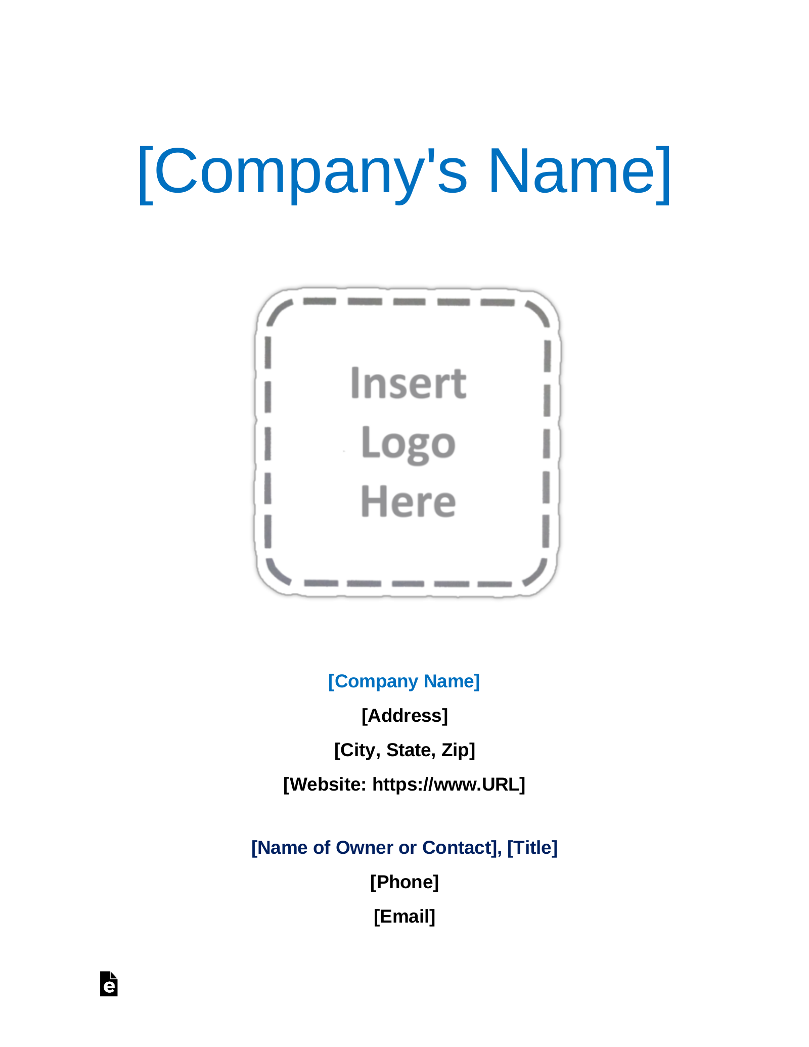 Day Care Business Plan Template